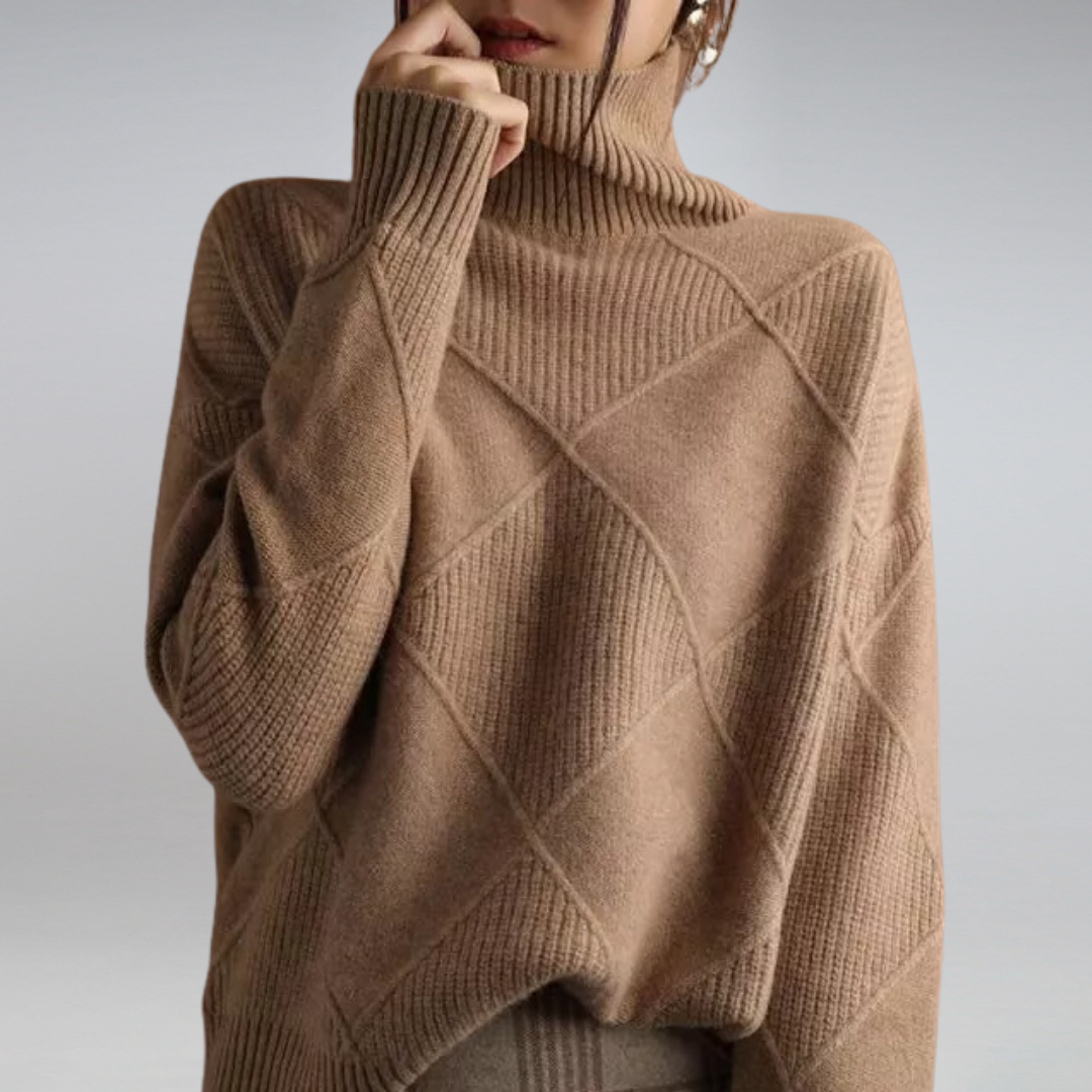 Adelle™ | Pullover con Collo Alto Confortevole