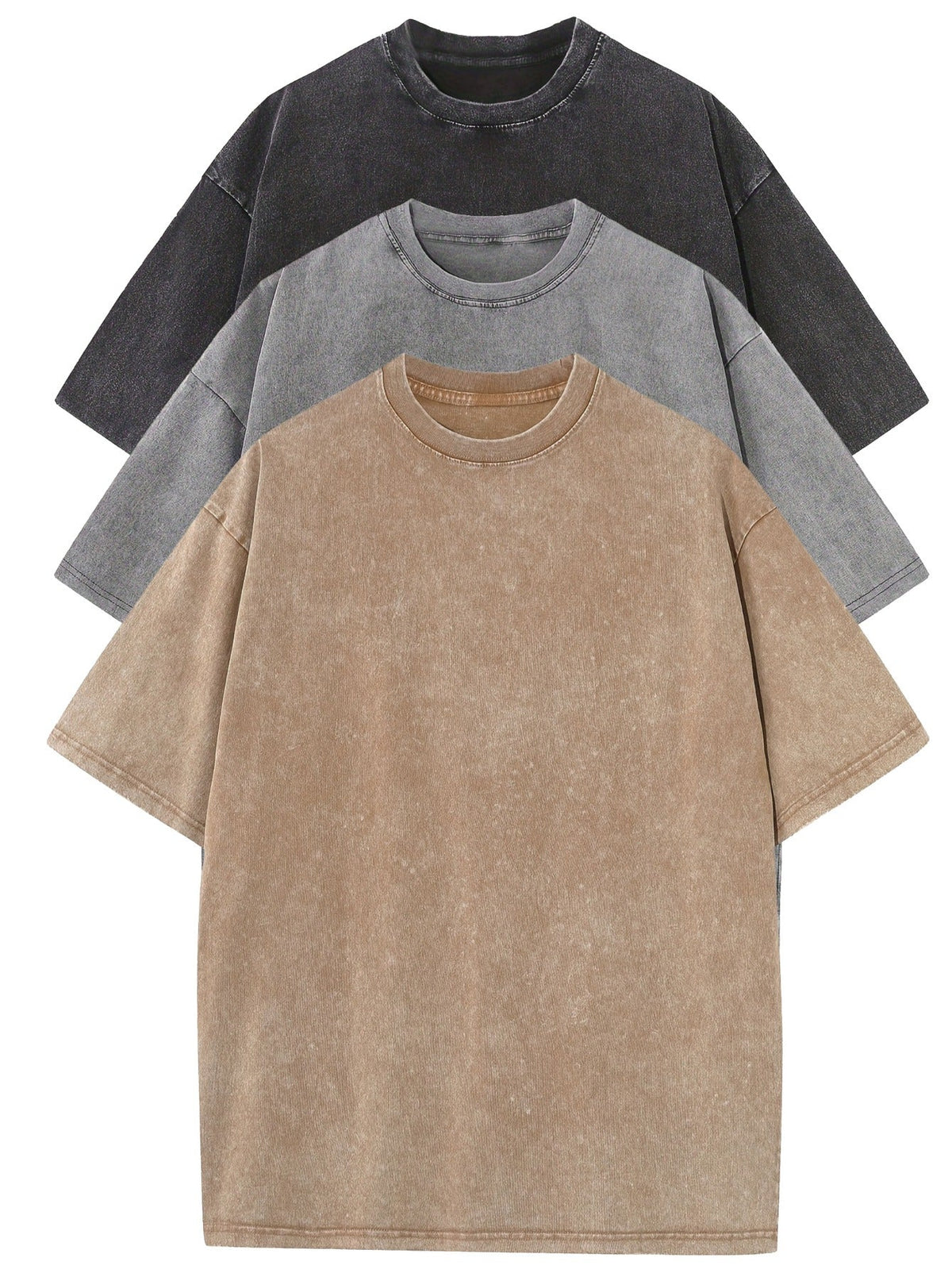 Aldo™ | Set di T-Shirt Oversize in Cotone Casual 3 Pezzi