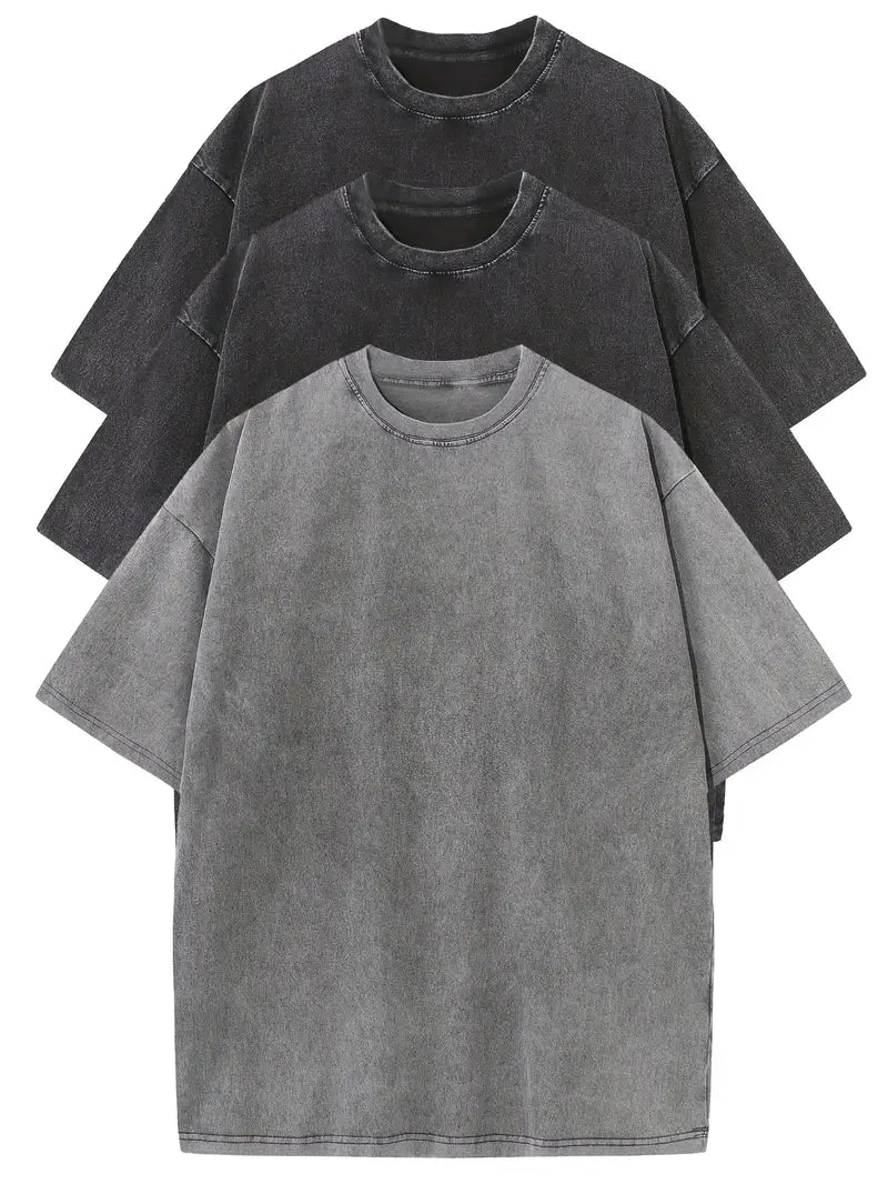 Aldo™ | Set di T-Shirt Oversize in Cotone Casual 3 Pezzi