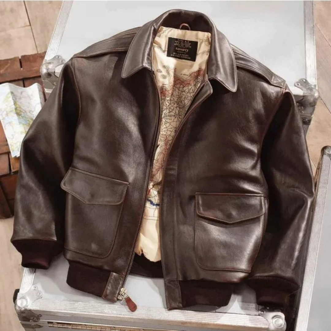 Raphäel™ | Giacca in Pelle Classica