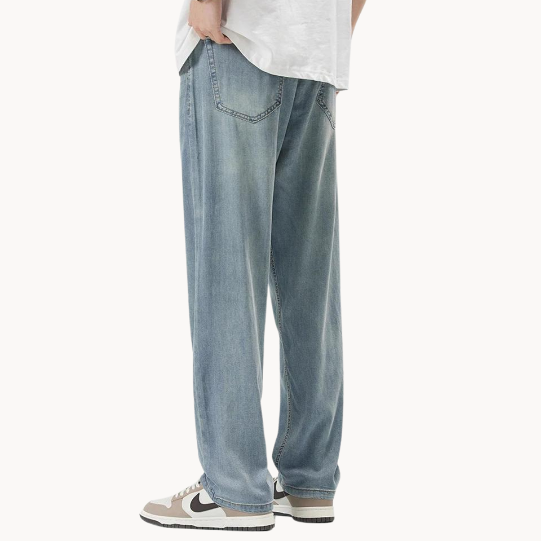Pantaloni Estivi a Gamba Dritta