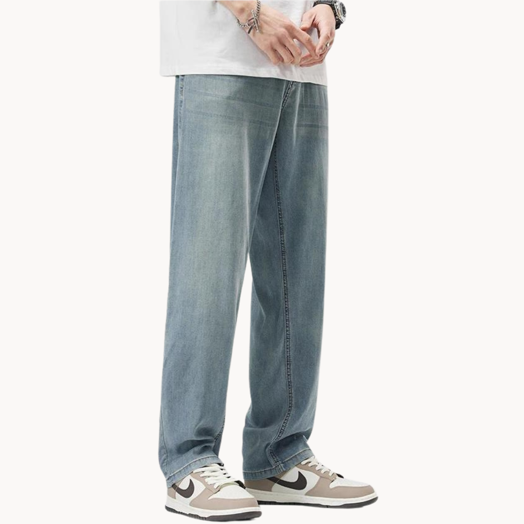 Pantaloni Estivi a Gamba Dritta