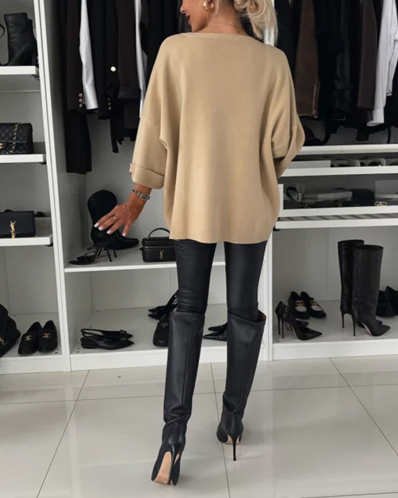 Angelica | Blusa in Tricot Elegante