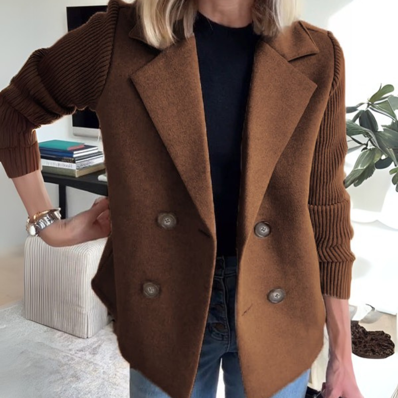 Viola | Blazer leggero in tessuto strutturato
