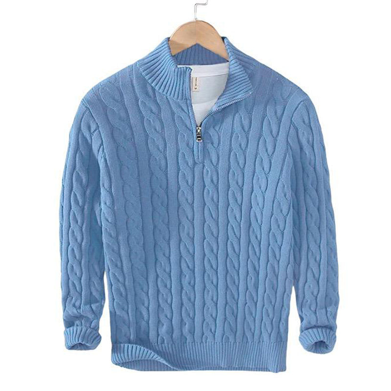 Giuseppe™ - Pullover di lusso in maglia con zip