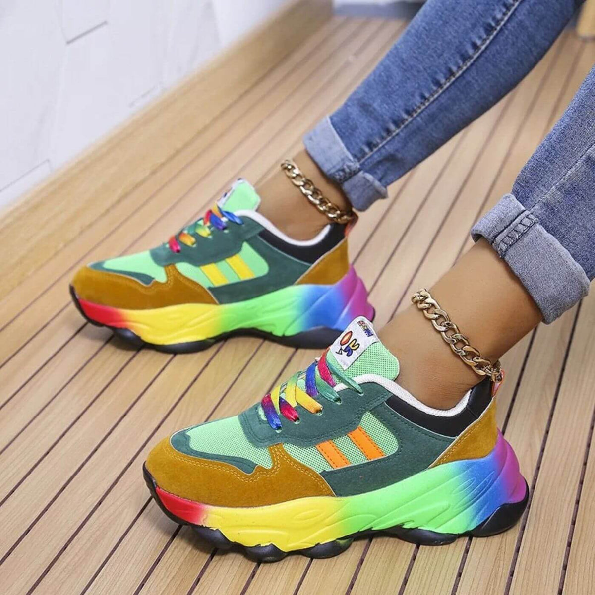 Aurora™ | Sneakers Ortopediche Colorate per Comfort e Stile