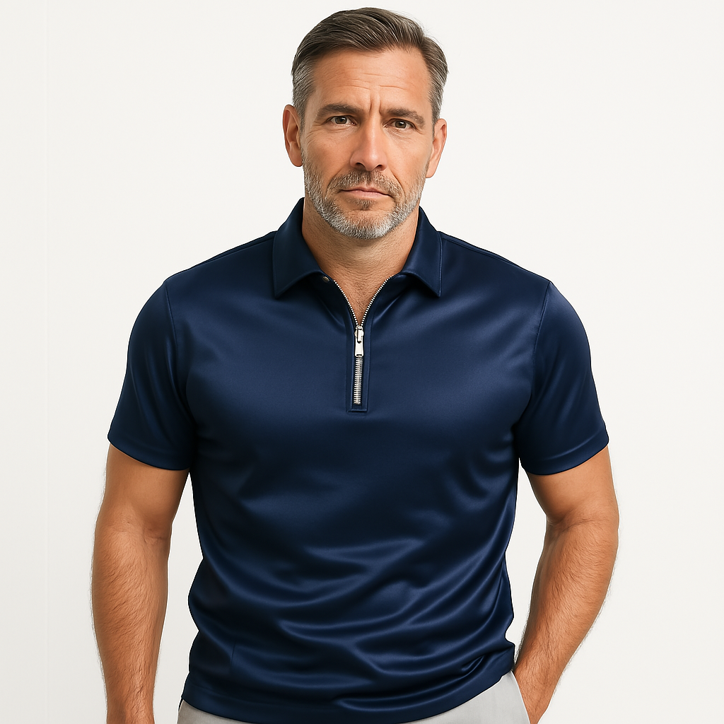 Cruz™ | Polo Classica con Zip