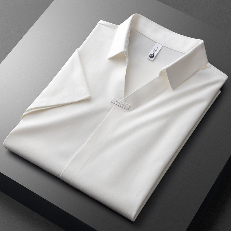 Cornelio™ | Polo in Cotone e Seta
