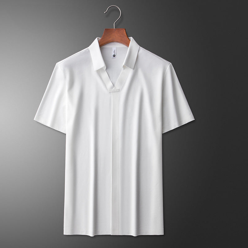 Cornelio™ | Polo in Cotone e Seta
