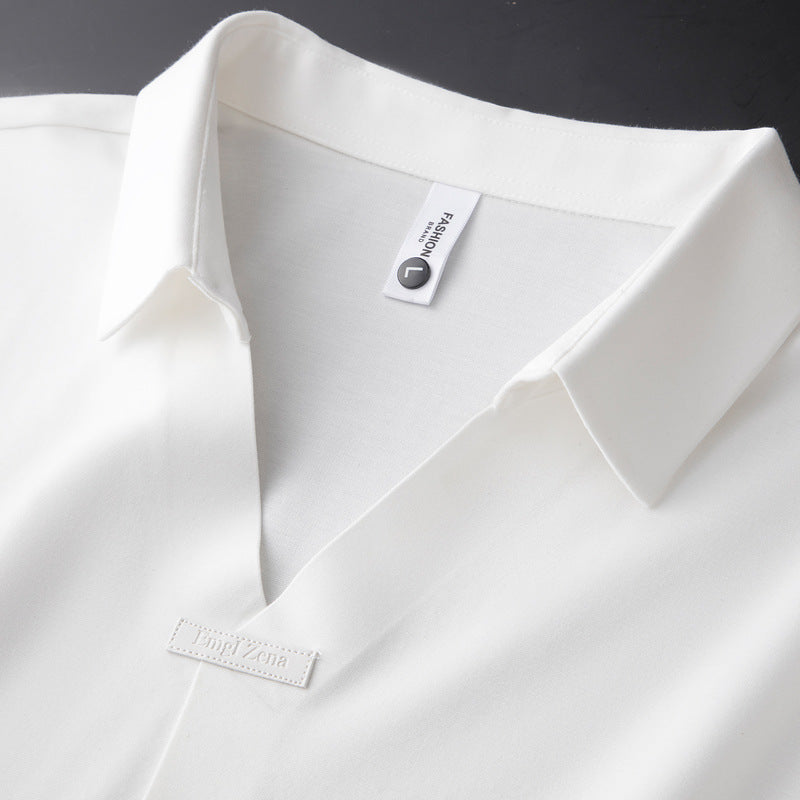 Cornelio™ | Polo in Cotone e Seta