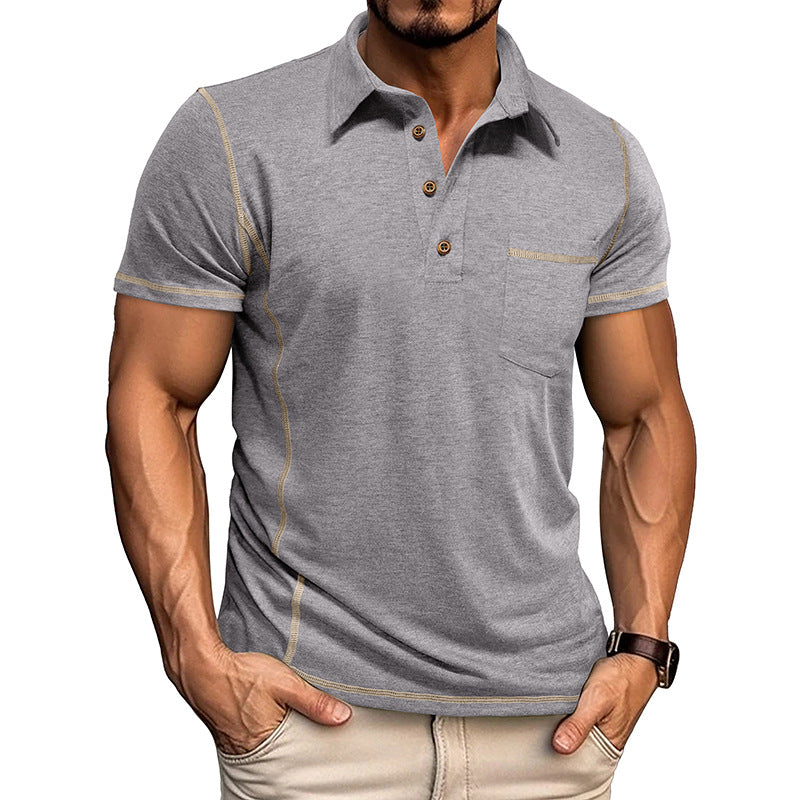Harold™ | Polo da Uomo Slim Fit con Profili a Contrasto