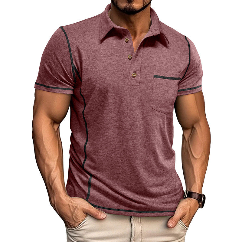 Harold™ | Polo da Uomo Slim Fit con Profili a Contrasto