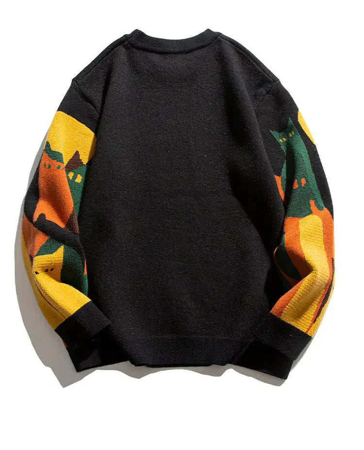 Maglione™ | Gatto al chiaro di luna