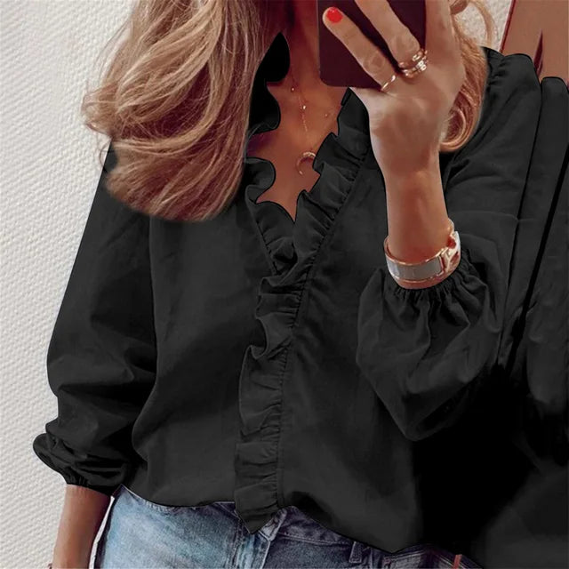 Jana™ | T-shirt Estiva con Volant