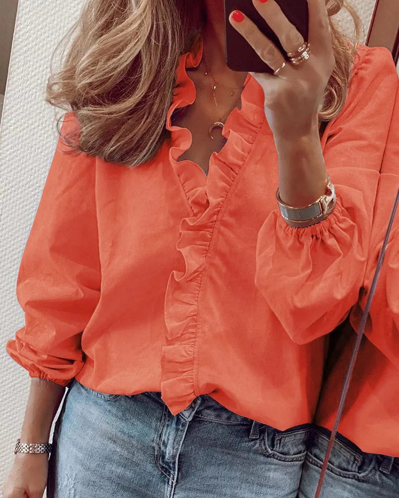 Jana™ | T-shirt Estiva con Volant