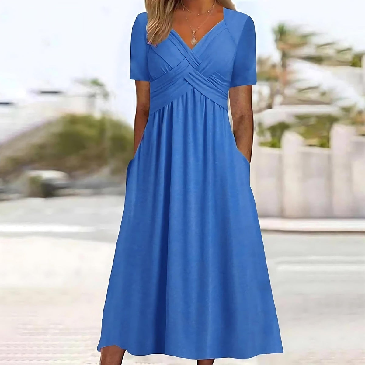 SOFIA™ | Abito Midi Scolpente con Silhouette Elegante per Eventi Speciali