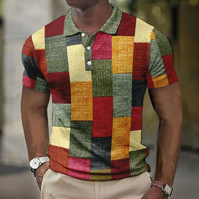 Raffaele™ | Polo Multicolor in Stile Moderno