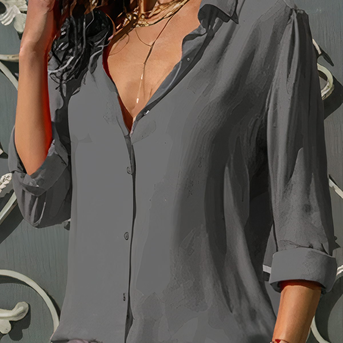 Alina™ | Elegante Blusa in Chiffon Femminile