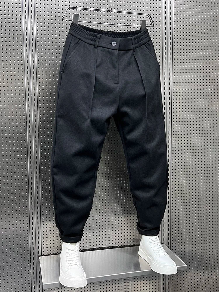 Mathieu - Pantaloni eleganti in tessuto mélange