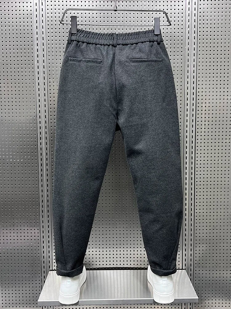 Mathieu - Pantaloni eleganti in tessuto mélange