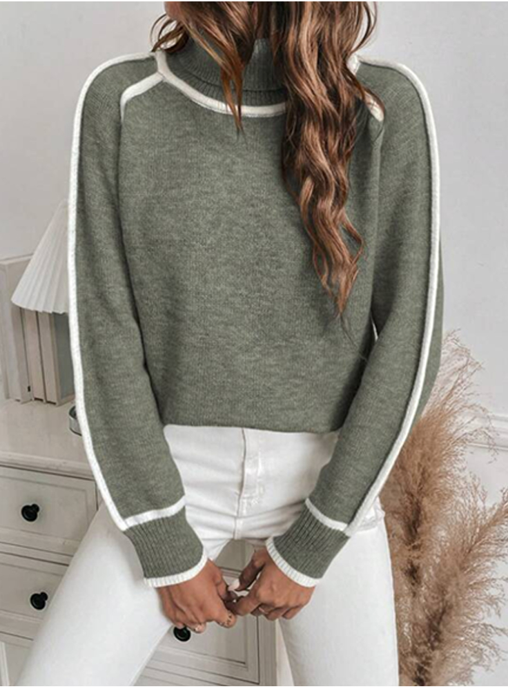 Fiora | Maglione dolce con colletto alto