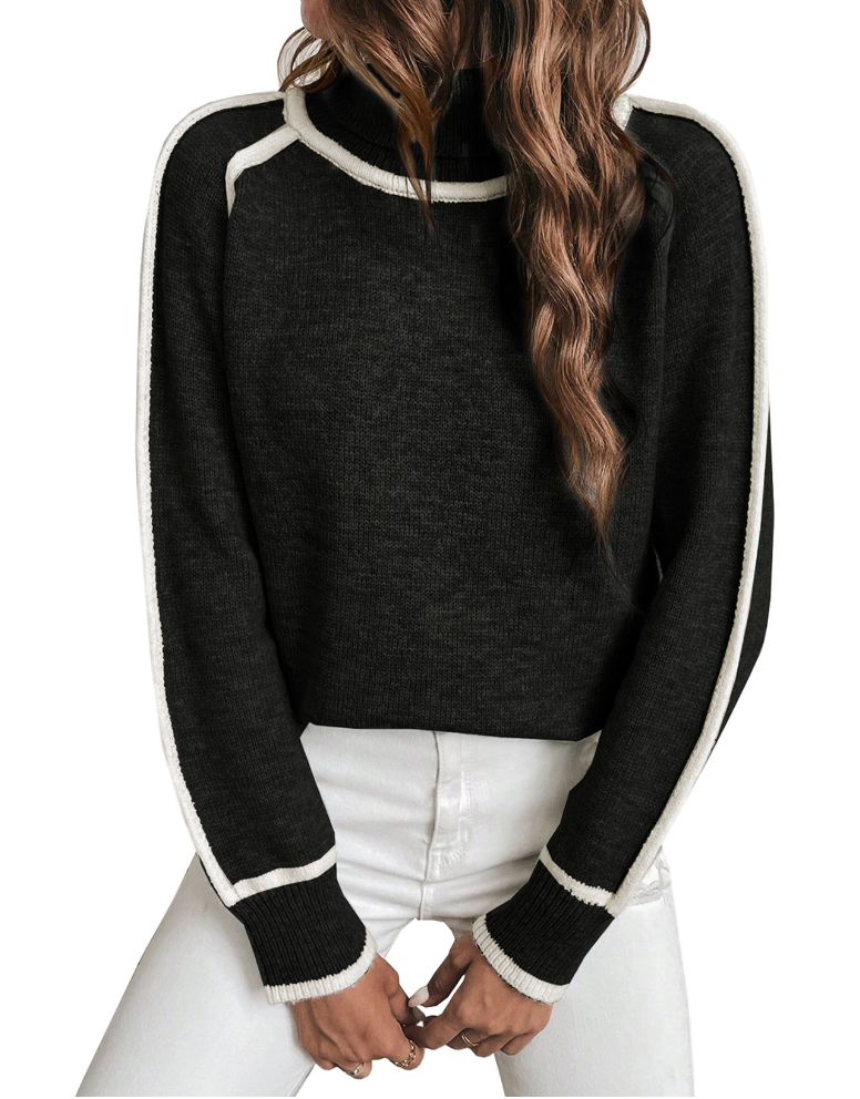 Fiora | Maglione dolce con colletto alto