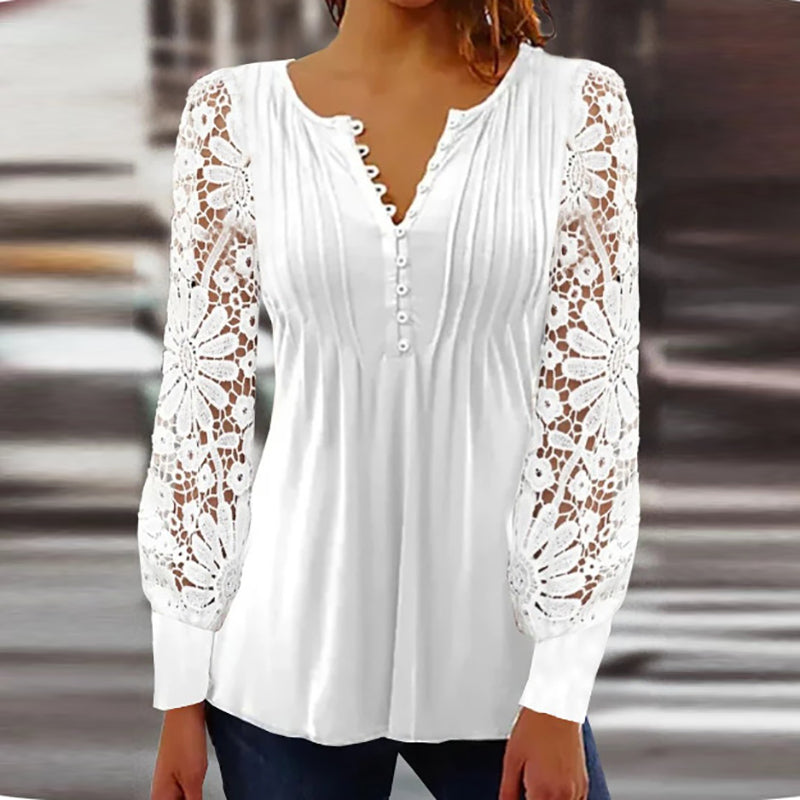 Kathy™ | Elegante Camicia a Maniche Lunghe
