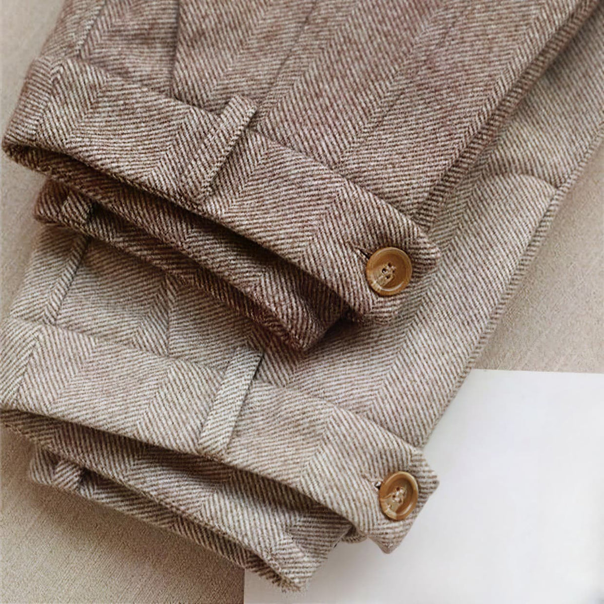 Vaughn™ | Pantaloni Eleganti Su Misura in Pura Lana Pregiata
