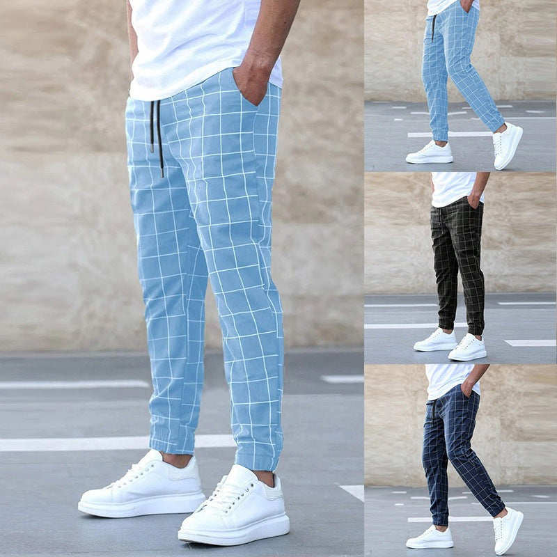 Colombo™ | Pantaloni Jogger a Quadri da Uomo
