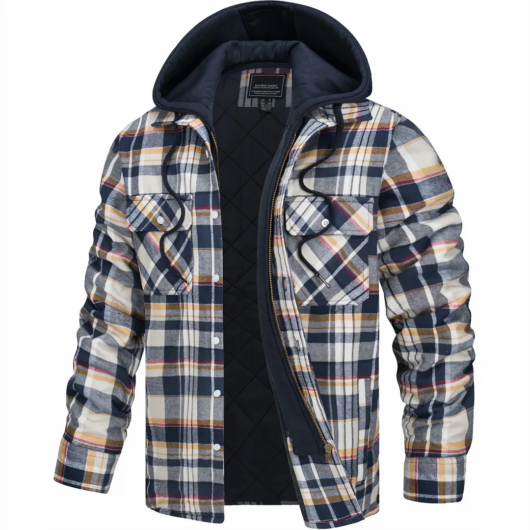 Jackson™ | Giacca a quadri con zip