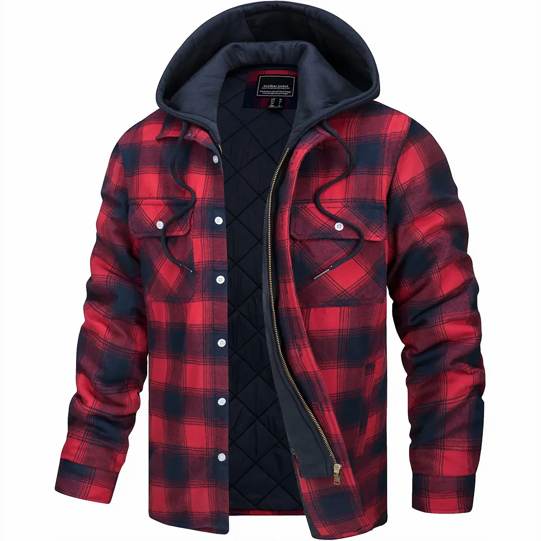 Jackson™ | Giacca a quadri con zip