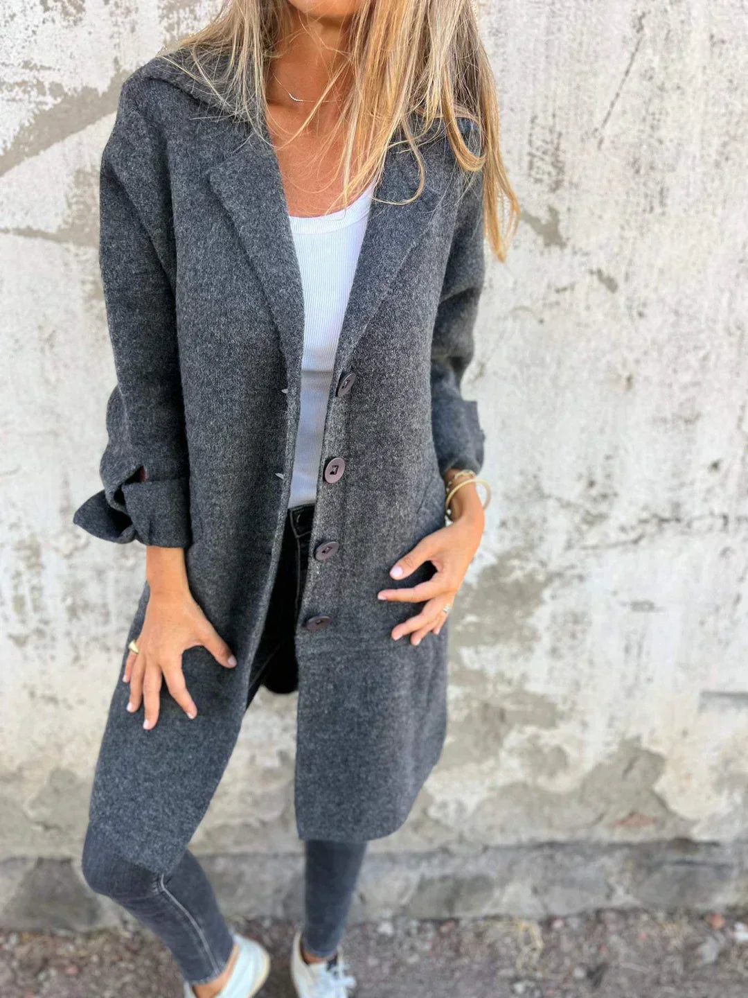 Baylea™  | Giacca Casual in Lana