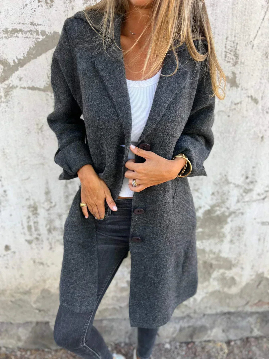 Baylea™ | Cappotto Informale in Lana