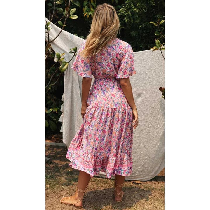 Juul™ | Abito Lungo Stile Ibiza Rurale