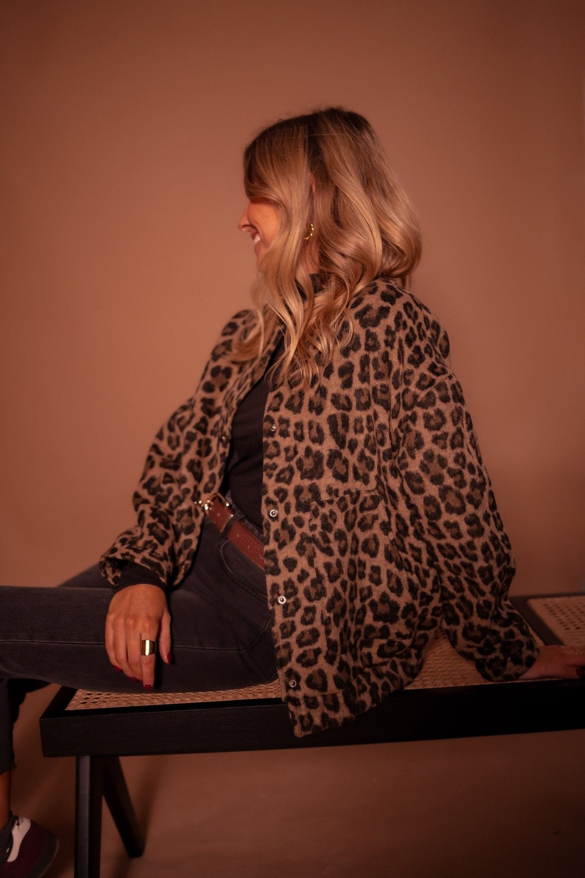 Vera – Giacca Leopardata di Tendenza