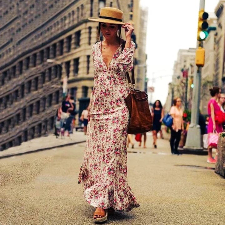 Ilse™ | Maxi Abito in Stile Ibiza