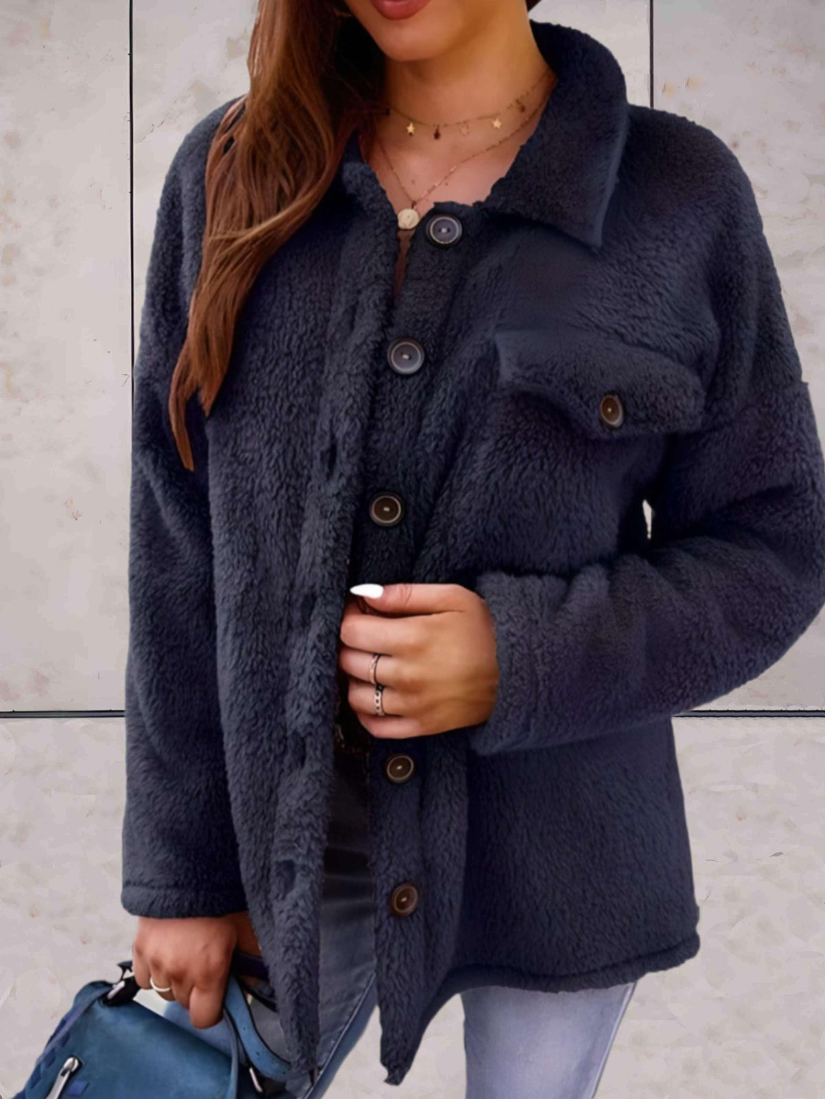 Chloé™ | Giacca Polo con Colletto e Bottoni