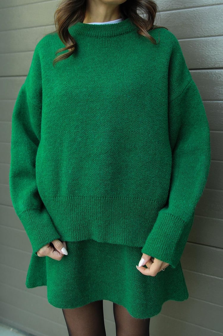 Francesca™ | Completo in maglia comodo di 2 pezzi