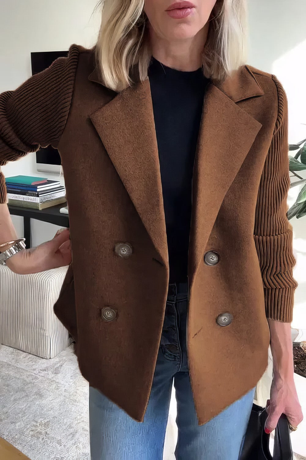 CLAIRE™ | Giacca Cardigan Patchwork