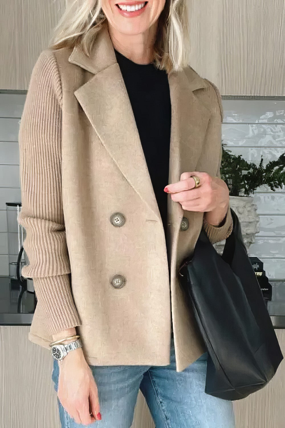 CLAIRE™ | Giacca Cardigan Patchwork